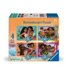 Puzzle Ravensburger Vaiana 2 progressives 12+16+20+24 Teile