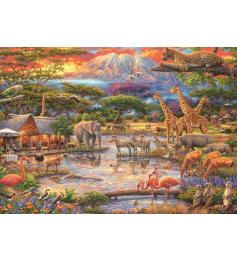 Puzzle Schmidt Paradies unter dem Kilimandscharo 500 Teile