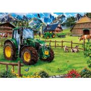 Puzzle Schmidt Alm mit Traktor 1000 Teile