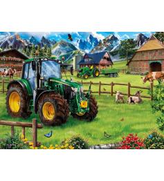 Puzzle Schmidt Alm mit Traktor 1000 Teile