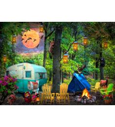 SunsOut XXL Sommer-Camping-Puzzle mit 500 Teilen