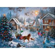 SunsOut Frohe Weihnachten Puzzle 1000 Teile