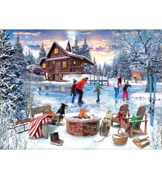 Puzzle SunsOut Skater am Kamin 1000 Teile