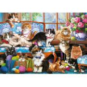 Trefl Katzenfamilienpuzzle 500 Teile