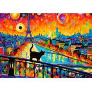 Puzzle Trefl Katze In Paris 1000 Teile