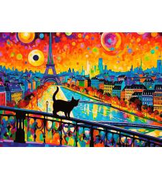 Puzzle Trefl Katze In Paris 1000 Teile