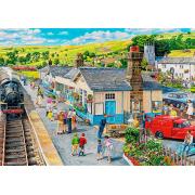 Puzzle Trefl Der Dorfbahnhof 1000 Teile