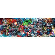 Trefl Panorama-Puzzle Treten Sie in das Marvel-Universum mit 100